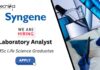 Life Science Jobs - Laboratory Analyst Job in Bangalore | Apply