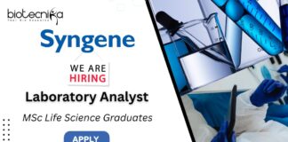 Life Science Jobs - Laboratory Analyst Job in Bangalore | Apply