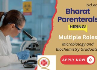 Life Science Jobs at Bharat Parenterals Ltd | Walk-In Interview 2025