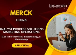Life Science Jobs at Merck- Apply for Analyst Process Role
