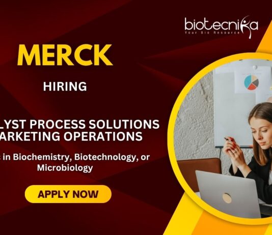 Life Science Jobs at Merck- Apply for Analyst Process Role