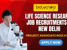 Life Science Research Job Recruitments in New Delhi - Apply for the Project Associate Role at JNU