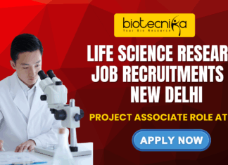 Life Science Research Job Recruitments in New Delhi - Apply for the Project Associate Role at JNU