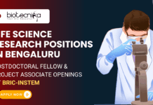Life Science Research Positions in Bengaluru - Apply Now For Postdoctoral Fellow & Project Associate Openings at BRIC-inStem