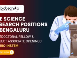 Life Science Research Positions in Bengaluru - Apply Now For Postdoctoral Fellow & Project Associate Openings at BRIC-inStem