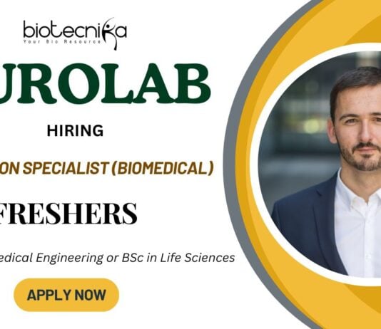 Life Sciences Freshers Job in Pune Apply Now for Application Specialist Role at Aurolab!