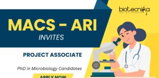 MACS Agrakar Institute Pune Project Associate Job