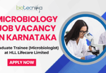 Microbiology Job Vacancy in Karnataka - Apply for Graduate Trainee (Microbiologist) at HLL Lifecare Limited