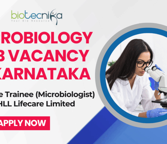 Microbiology Job Vacancy in Karnataka - Apply for Graduate Trainee (Microbiologist) at HLL Lifecare Limited