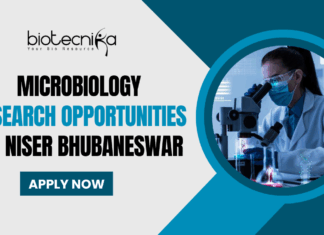 Microbiology Research Opportunities at NISER Bhubaneswar, Apply Now Microbiology Research Opportunities at NISER Bhubaneswar - Government Research Vacancy in India - Apply Now