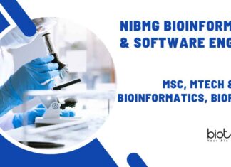 NIBMG Bioinformatics & Software Engineer Jobs – MSc, MTech & BTech Bioinformatics, Biophysics Apply Bioinformatics Jobs in India NIBMG