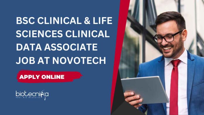 Clinical Data Associate Jobs at Novotech
