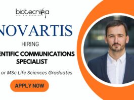 Openings for BSc Life Science Jobs at Novartis Careers Apply for the Scientific Communication Job Now!