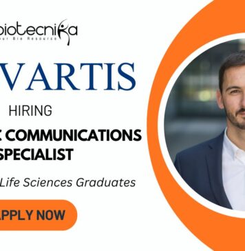 Openings for BSc Life Science Jobs at Novartis Careers Apply for the Scientific Communication Job Now!