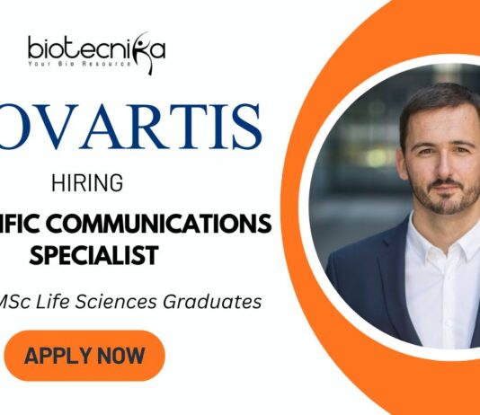 Openings for BSc Life Science Jobs at Novartis Careers | Apply for the Scientific Communication Job Now! Openings for BSc Life Science Jobs at Novartis Careers Apply for the Scientific Communication Job Now!