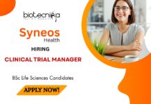 Openings for Clinical research jobs Apply Now at Syneos Health Careers!