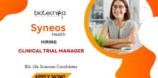 Openings for Clinical research jobs Apply Now at Syneos Health Careers!