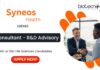 Openings for Life Science Jobs at Syneos Health Careers Apply for Research and Development Jobs Now!
