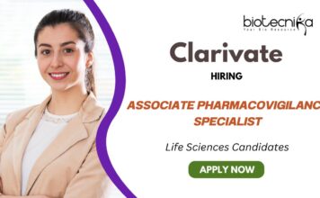 Openings for PV Jobs | Apply for Associate Pharmacovigilance Specialist Role at Clarivate Careers Openings for PV Jobs Apply for Associate Pharmacovigilance Specialist Role at Clarivate Careers