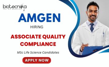 Openings for Quality Control Jobs at Amgen Careers Apply for the MSc Life Science Job Now!
