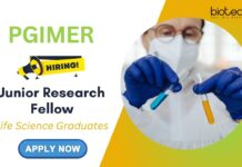 PGIMER Vacancies | Junior Research Fellow Recruitment 2025 - Apply Now