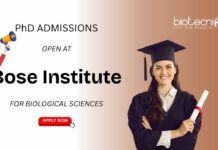 Biological Sciences PhD Opportunity at Bose Institute