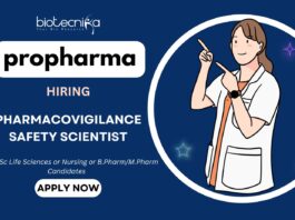 PV Jobs in India Apply Now for Pharmacovigilance Safety Scientist Role at ProPharma Careers!
