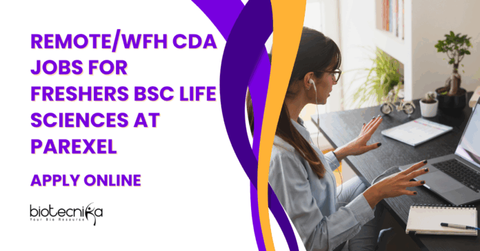 WFH Life Sciences CDA Jobs at Parexel - Apply Online