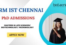 PhD Admissions Life Sciences: SRM IST Chennai invites applications for PhD Admission 2025