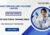 PhD Opportunities at Bharat Serums and Vaccines Limited Post-doctoral Trainee (R&D) Role