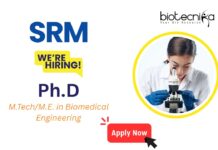 PhD Opportunity at SRM IST - Cardiac Health Monitoring Projects | Apply Now
