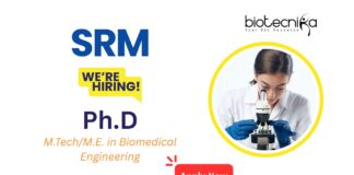 PhD Opportunity at SRM IST - Cardiac Health Monitoring Projects | Apply Now