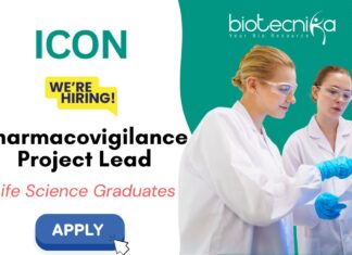 Pharmacovigilance Project Lead Position at ICON plc in Bangalore & Chennai | Life Science Graduates Apply Now Pharmacovigilance Job Vacancy in Bangalore & Chennai - Project Lead Position in Drug Safety Apply Now