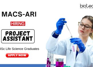 Project Assistant Job at MACS-ARI BSc Life Science Graduates Apply Online