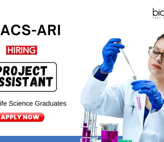 Project Assistant Job at MACS-ARI BSc Life Science Graduates Apply Online