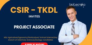 Project Associate Job at CSIR-TKDL Unit - Apply for the R&D Jobs
