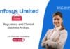 Clinical Research Jobs at Infosys, Bengaluru. For the Regulatory and Clinical Business Analyst Role. Clinical research jobs in Life Sciences.