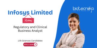 Clinical Research Jobs at Infosys, Bengaluru. For the Regulatory and Clinical Business Analyst Role. Clinical research jobs in Life Sciences.