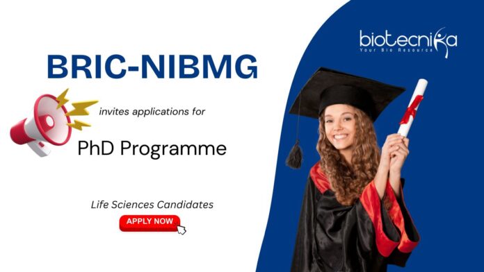PhD Programme at BRIC-NIBMG. For Life Sciences Candidates. NIBMG Recruitment. Explore Genomics and Biomedical Research.