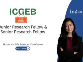 Research Fellowship at ICGEB | Masters in Life Sciences Candidates, Apply Now Research Fellowship at ICGEB. Masters in Life Sciences Candidates, Apply Now. ICGEB vacancies in Molecular Biology & Proteomics.
