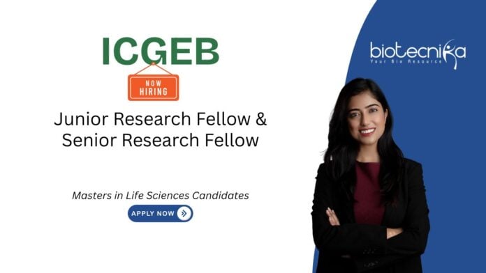 Research Fellowship at ICGEB. Masters in Life Sciences Candidates, Apply Now. ICGEB vacancies in Molecular Biology & Proteomics.