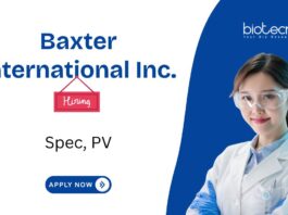 Pharmacovigilance Jobs at Baxter International Inc. Spec, PV Role. Baxter careers, Clinical jobs. Job in Ahmedabad.