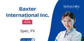 Pharmacovigilance Jobs at Baxter International Inc. Spec, PV Role. Baxter careers, Clinical jobs. Job in Ahmedabad.
