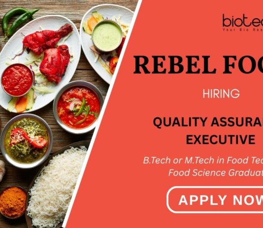 QA Jobs at Rebel Foods Career Apply for the Food Technology Job Now