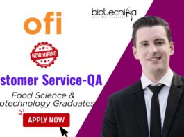 Quality Assurance Jobs at OFI Bangalore | Food Industry Careers