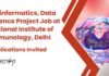 Bioinformatics & Computational Biology Jobs at NII Delhi