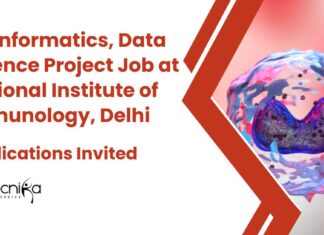 Bioinformatics, Data Science Project Job at National Institute of Immunology, Delhi – Applications Invited Bioinformatics & Computational Biology Jobs at NII Delhi