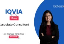 Life Sciences Job at IQVIA. Apply Now For Associate Consultant Role. Life Sciences Internship. Job in Bangalore & Gurugram.