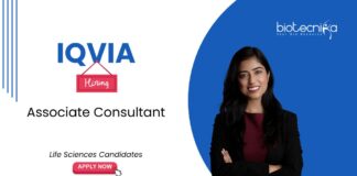 Life Sciences Job at IQVIA. Apply Now For Associate Consultant Role. Life Sciences Internship. Job in Bangalore & Gurugram.
