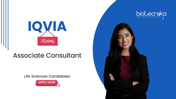 Life Sciences Job at IQVIA. Apply Now For Associate Consultant Role. Life Sciences Internship. Job in Bangalore & Gurugram.